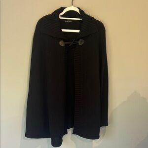 New York & Company Black Women's Sweater Poncho